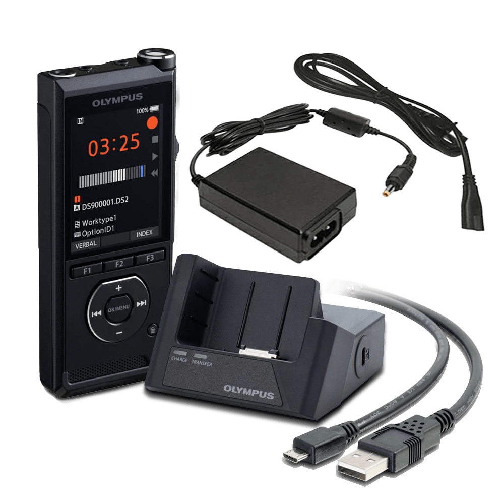 Olympus DS-9000 Digital Voice Recorder Bundle - DigiBox.ca