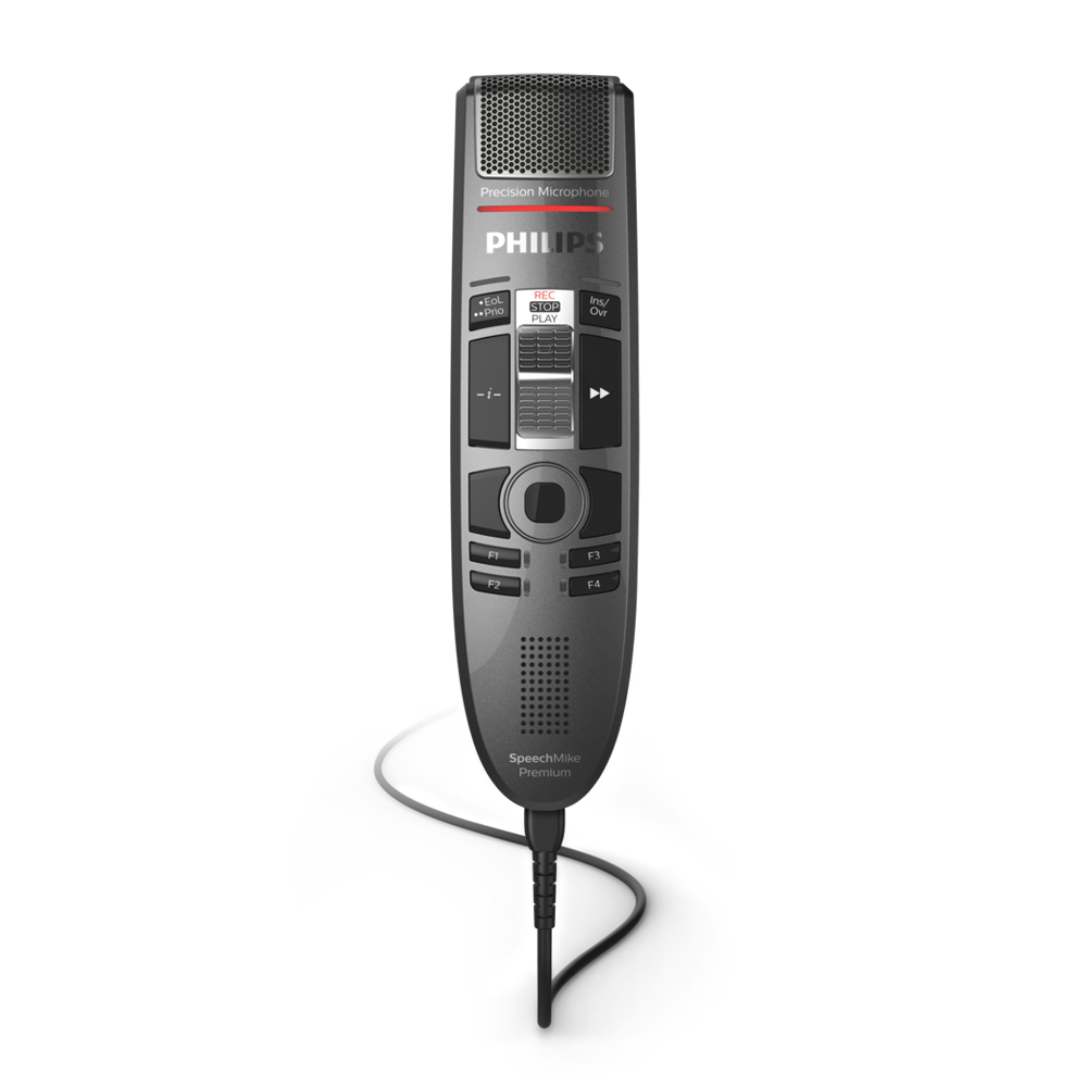 Microphone de dictée SpeechMike Premium Touch SMP3710 - interrupteur à glissière
