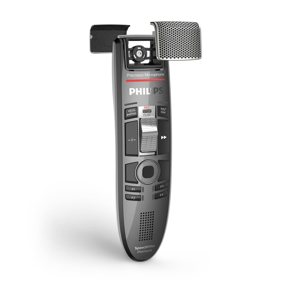 Microphone de dictée SpeechMike Premium Touch SMP3710 - interrupteur à glissière