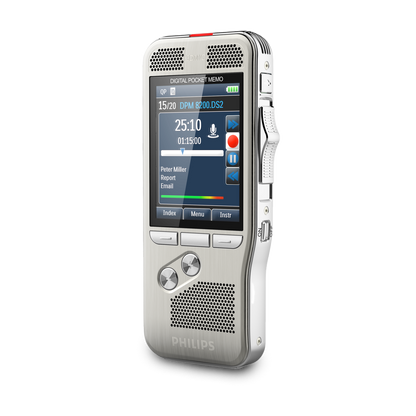 Philips PocketMemo Slide Switch Voice Recorder With Barcode Reader DPM8500
