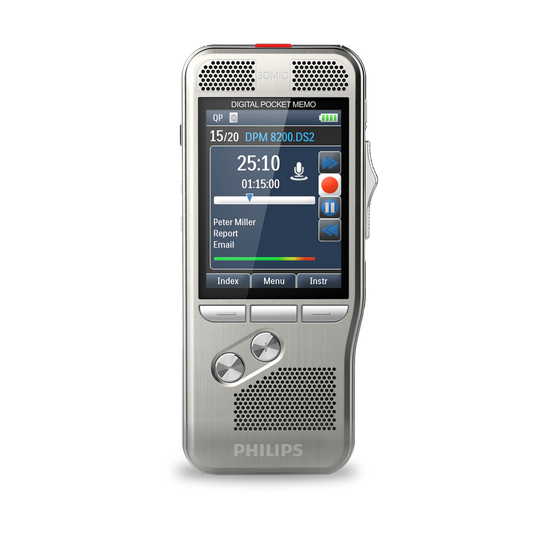 Philips PocketMemo Slide Switch Voice Recorder DPM8100