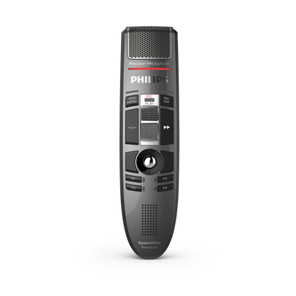 Microphone de dictée Philips SpeechMike Premium LFH3510 - interrupteur à glissière