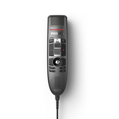 Microphone de dictée Philips SpeechMike Premium LFH3510 - interrupteur à glissière